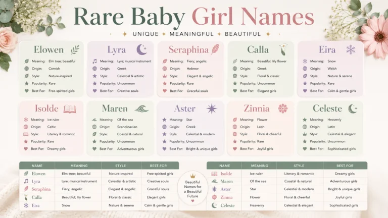 rare baby girl names