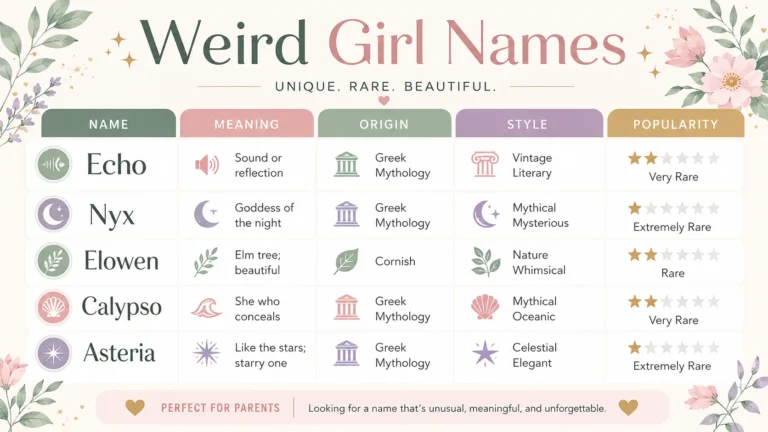 weird girl names