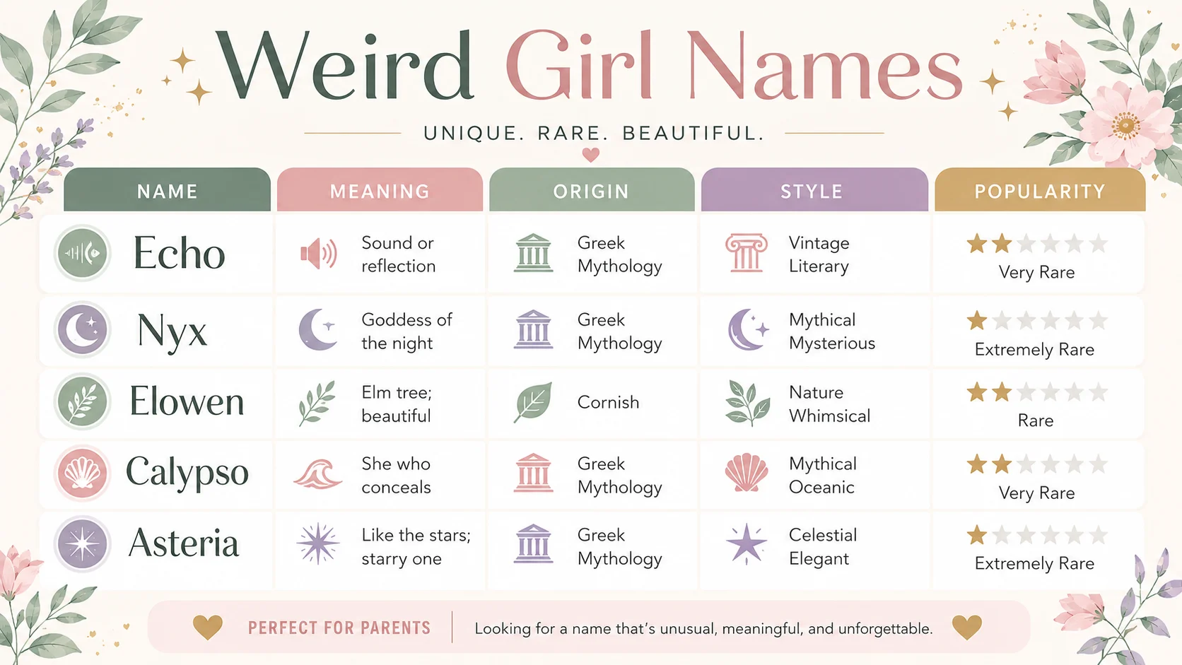 weird girl names