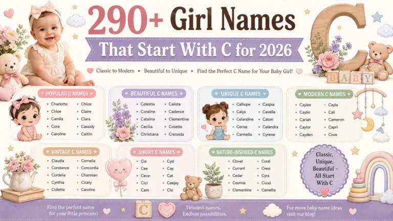 girls names that start with c