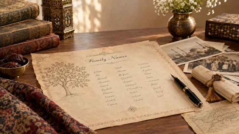 muslim last names