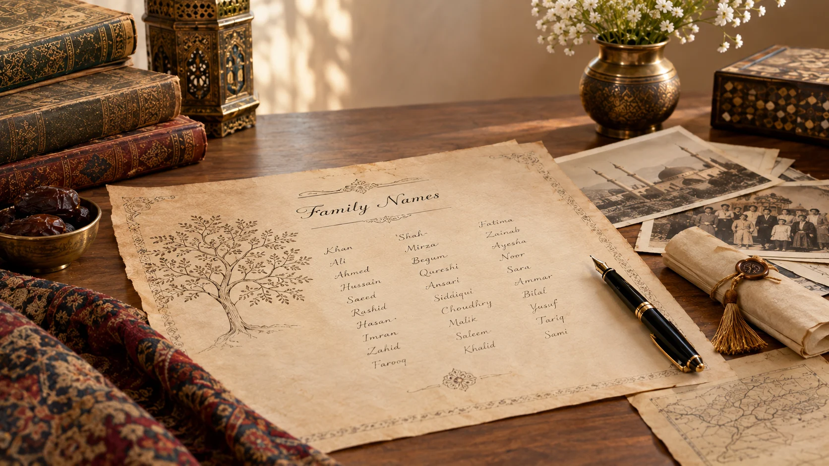 muslim last names