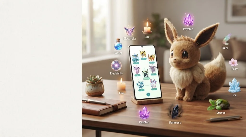 eevee evolutions pokémon go names