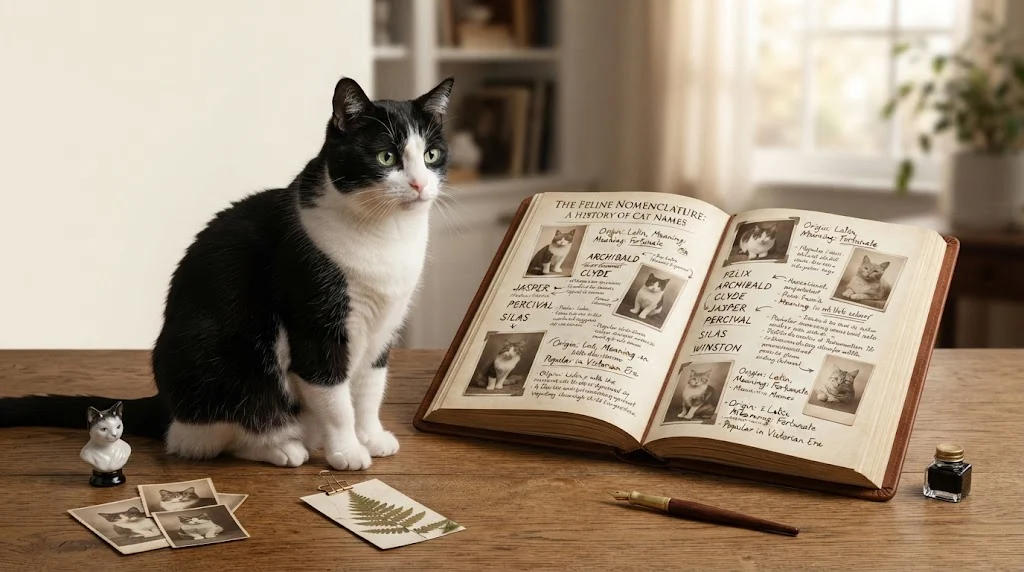 names for black and white cats